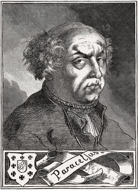 Philippus Theophrastus Aureolus Bombast von Hohenheim or Paracelsus, 1493-1541, Swiss physician, alchemist