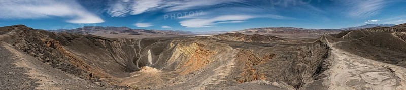 Ubehebe Crater panorama, Death Valley National Park
