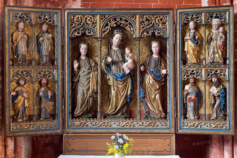 Werben, St John's Church, Marian altar