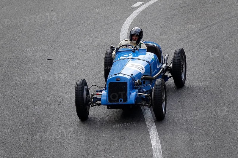 Delage 1500 from 1937, parade of vintage pre-war racing cars, 11th Grand Prix Monaco Historique 2018, Principality of Monaco