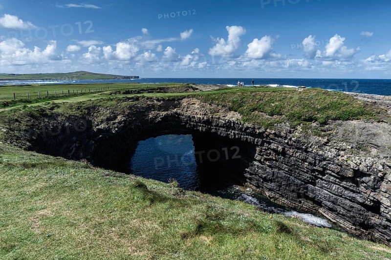 Bridges of Ross landscape view in County Clare of western Ireland