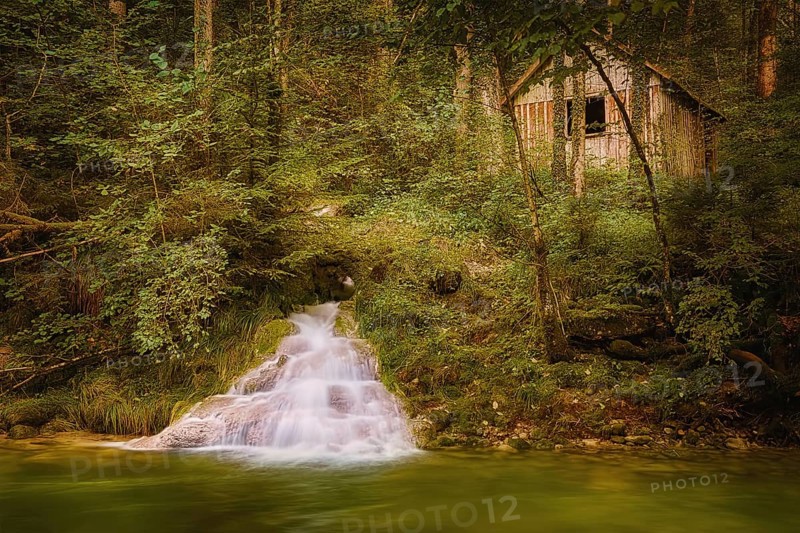 Waterfall of Eistobel, Isny im Allgau, Bavaria, Germany Isny im Allgau, Germany, Europe