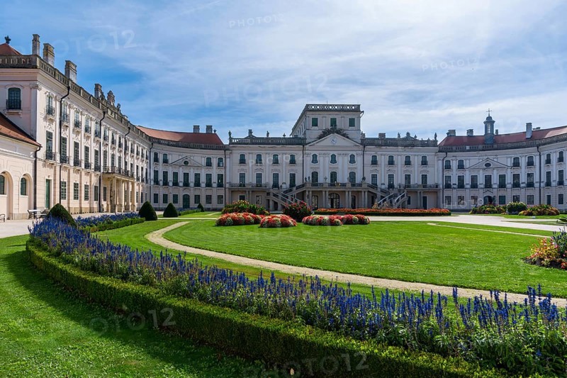 Fertod, Hungary, 7 October, 2022: view of the Esterhazy Palace or Hungarian Versailles in Fertod, Europe