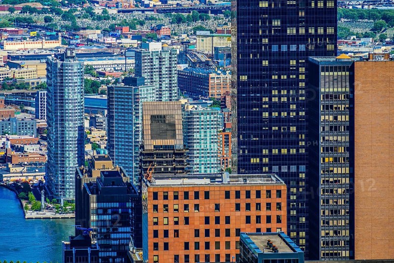 The view from the Rockefeller Center (Top of the Rock). Shooting Location: New York, Manhattan