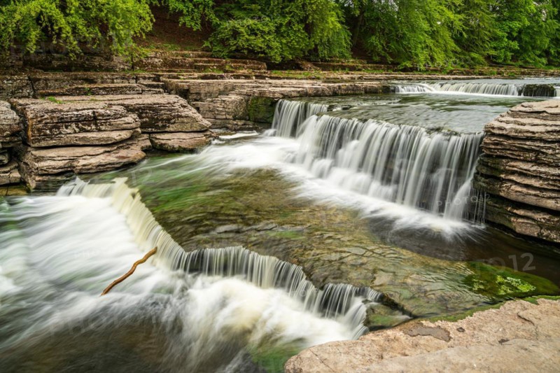 The Lower Falls of the Aysgarth Falls, North Yorkshire, England, UK