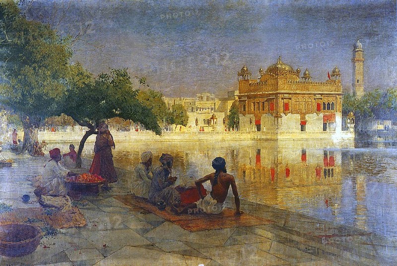 Edwin Lord Weeks (1849 – 1903), American artist and Orientalist, was born at Boston, Massachusetts, in 1849. He was a pupil of Léon Bonnat and of Jean-Léon Gérôme, at Paris. He made many voyages to the East, and was distinguished as a painter of oriental scenes.<br/><br> Weeks' parents were affluent spice and tea merchants from Newton, a suburb of Boston and as such they were able to accept, probably encourage, and certainly finance their son's youthful interest in painting and travelling.<br/><br> As a young man Edwin Lord Weeks visited the Florida Keys to draw and also travelled to Surinam in South America. His earliest known paintings date from 1867 when Edwin Lord Weeks was eighteen years old. In 1895 he wrote and illustrated a book of travels, From the Black Sea through Persia and India