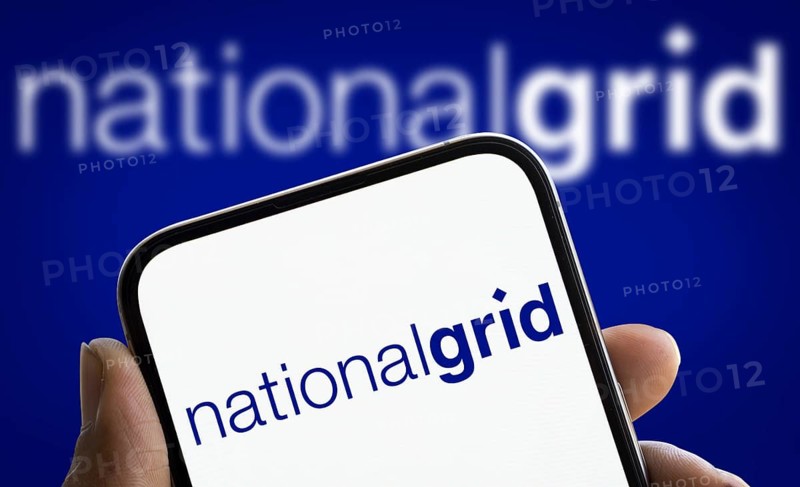 Dhaka, Bangladesh- 5 Dec 2024: National grid logo is displayed on smartphone. National Grid plc is a British multinational electricity and gas utility company.