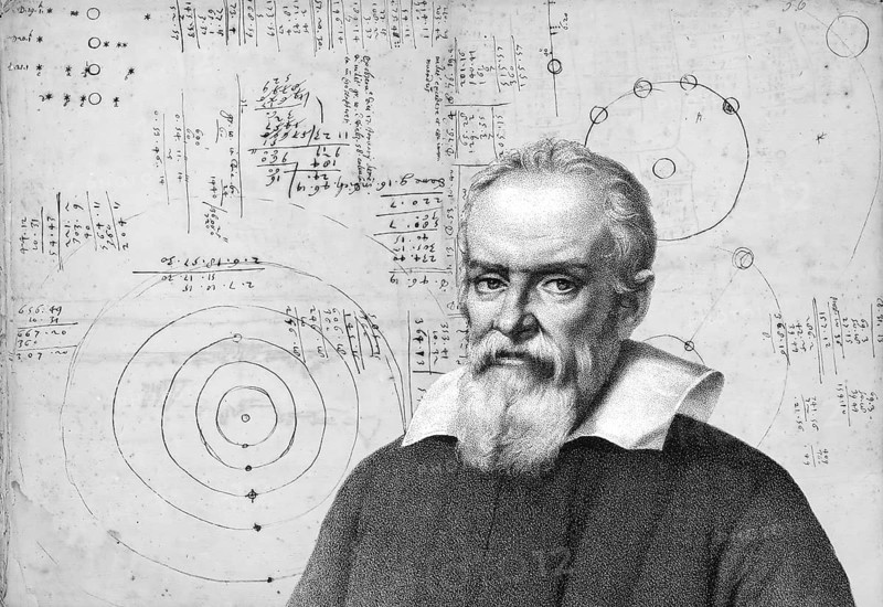 Galileo Galilei, 1564, 1642, Italian astronomer, handwritten scientific notes