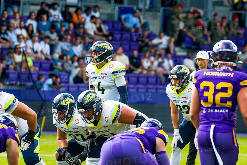 European League of Football, ELF/ Halbfinalspiel : Stuttgart Surge @ Vienna Vikings am 16. Sept. 2023 , in der Generali-Arena , Wien , Österreich