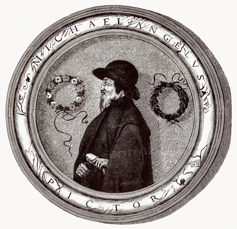 Michelangelo Buonarroti, 1475-1564, italienischer Maler, Bildhauer, Architekt und Dichter der italienischen Hochrenaissance