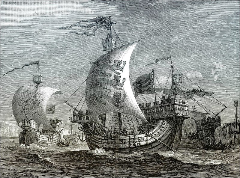 English ships, 14th century