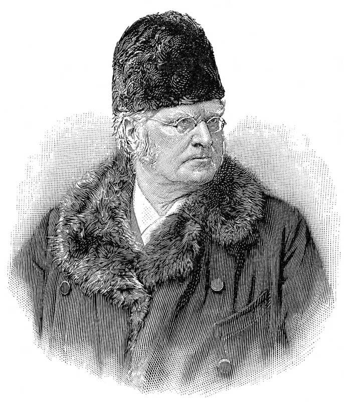 Bjørnstjerne Martinius Bjørnson, 1832 - 1910, a Norwegian writer, Nobel Prize in Literature, Portrait von Bjørnstjerne Martinius Bjørnson, 1832 - 1910, ein norwegischer Dichter, Literaturnobelpreisträger und Politiker