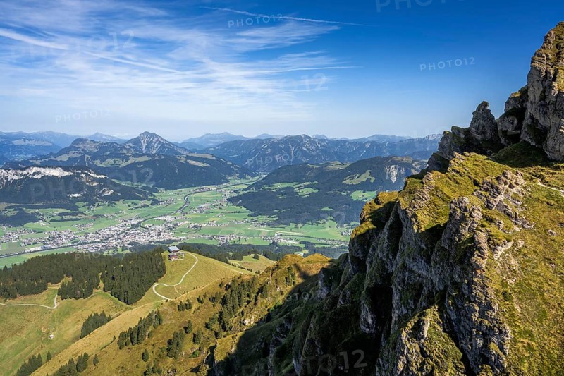View from the Kitzbüheler Horn in Austria