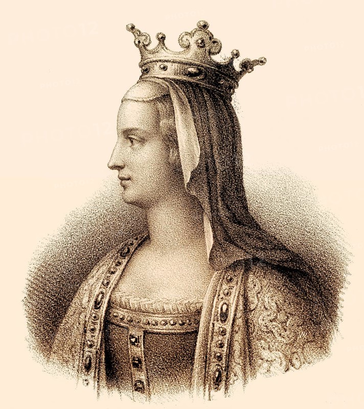 Adélaïde of Paris or Aélis, Adelheid von Friaul, c. 850/853-901, the second wife of Louis the Stammerer, King of Western Francia