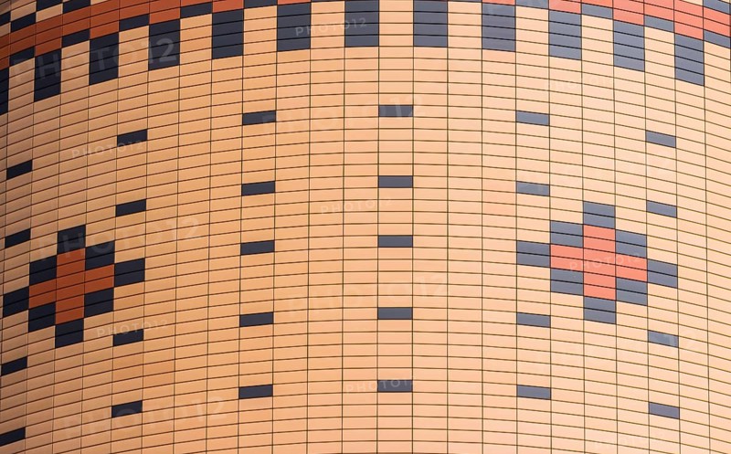 Clinker brick water tower in Mittweida, Germany, Europe