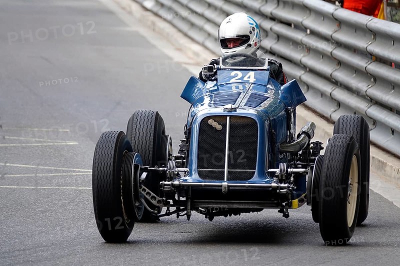 ERA R4A from 1935, parade of vintage pre-war racing cars, 11th Grand Prix Monaco Historique 2018, Principality of Monaco