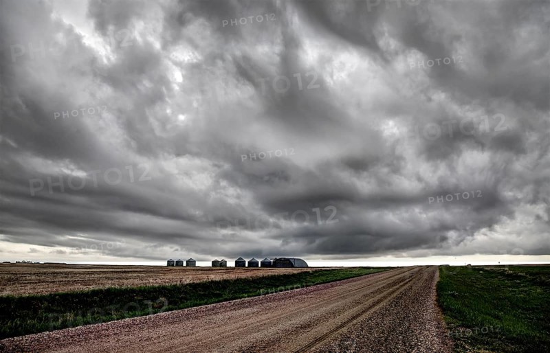 Prairie Storm Clouds Canada Saskatchewan Summer Warnings