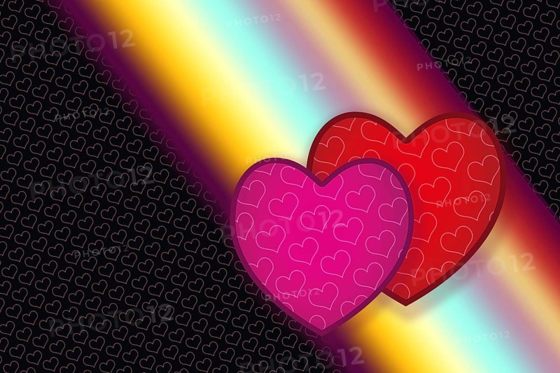 Elegant decorative heart pattern design for fabric, wallpaper, gift paper, banner, cover, poster, presentation, magazine, leaflet
