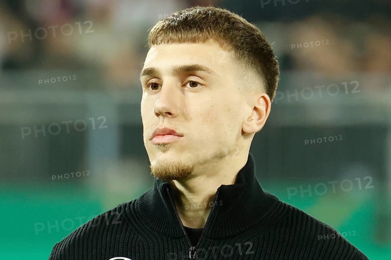 Football, U21, Friendly match, 2024/2025, Germany U21 vs. Spain U21, 25.03.2025, Merck-Stadion am Böllenfalltor, Darmstadt, Germany, Brajan GRUDA (Germany U21, 17), Europe
