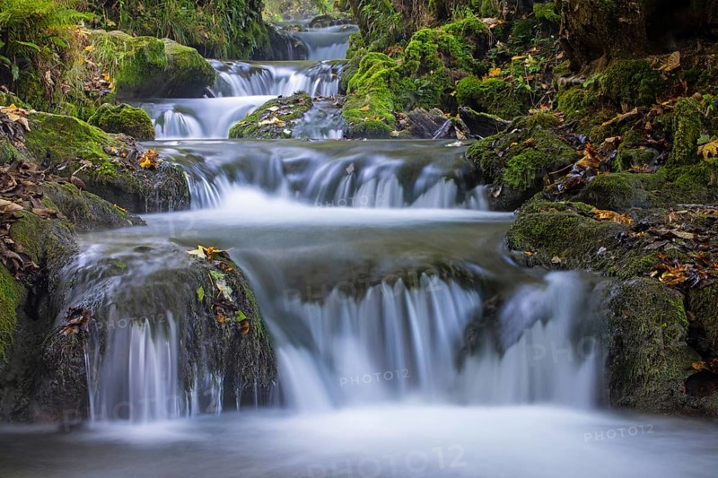 Stream near Urach waterfall, Bad Urach