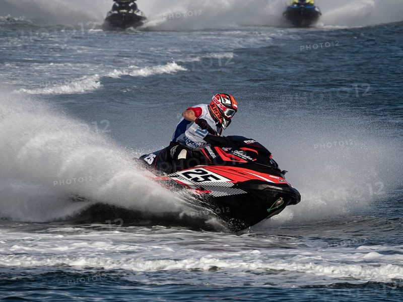Olbia, Italy - September 16 - 20192 Aquabike world Championship gran prix of Italy