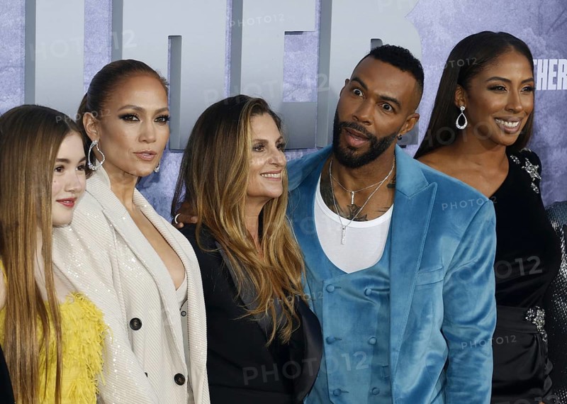 Lucy Paez, Jennifer Lopez, Niki Caro, Omari Hardwick and Yvonne Senat Jones at the Los Angeles premiere of Netflix's 'The Mother' held at the Regency Theater in Westwood, USA on May 10, 2023., Los Angeles, California, USA, North America