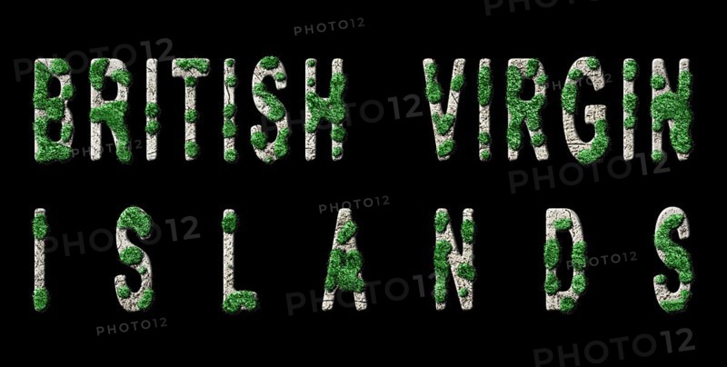 Virgin Islands British Reforestation and Climate Message, Sustainable Green Typography, Green Agenda