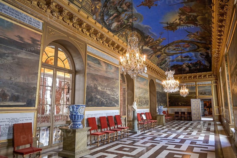 Karl XI Gallery, Drottningholm Palace, Ekerö Municipality, Stockholms län Province, Sweden, Europe