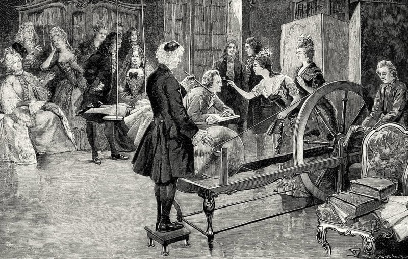 Experimental demonstrations of static electricity by Jean-Antoine Nollet, 1700 –1770, a French clergyman and physicist