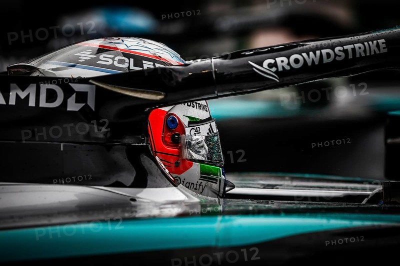 Andrea Kimi Antonelli of Italy drives the Mercedes AMG Petronas F1 Team W16 before the start of the Australian Formula 1 Grand Prix at Albert Park in Melbourne, Australia, Oceania