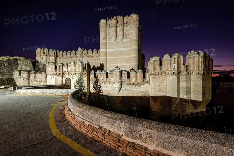 Coca castle, XV century, Gothic-Mudejar, Coca, Segovia province, Spain, Europe