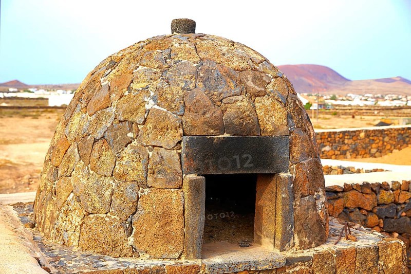 Fuerteventura stone oven at Canary Islands of Spain
