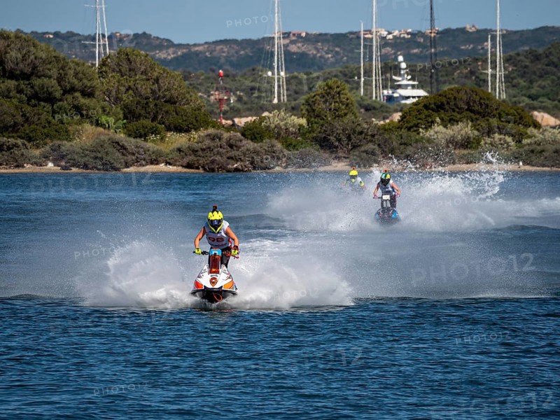 Olbia, Italy - September 16 - 20192 Aquabike world Championship gran prix of Italy
