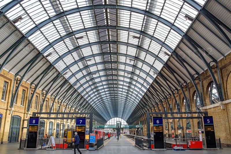King's Cross railway station in London, United Kingdom, Europe