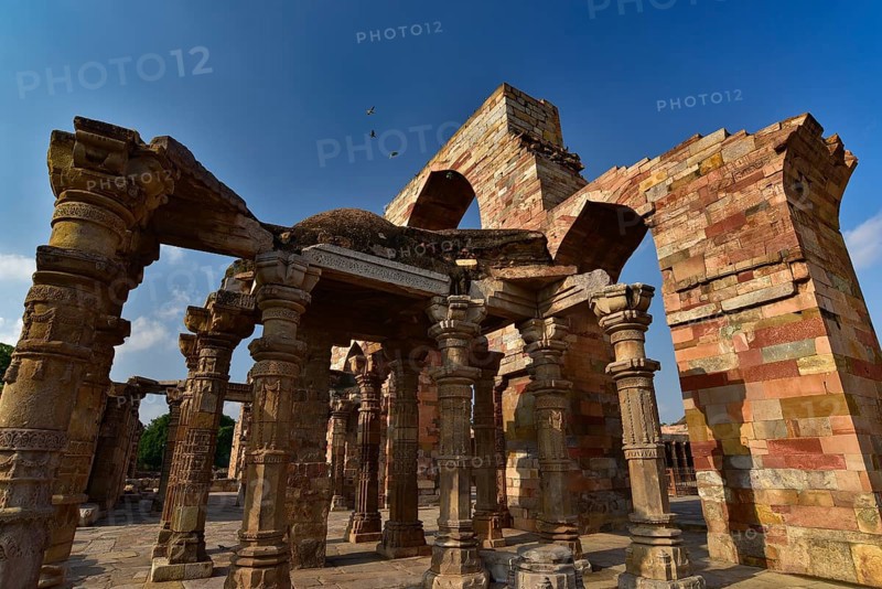 Qutub Minar, a UNESCO World Heritage Site in New Delhi, India, Asia