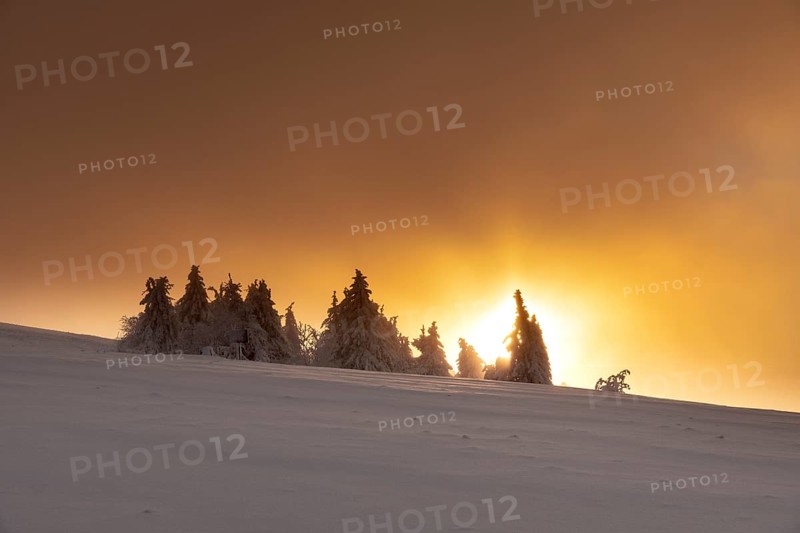 Sunset on the highest mountain in the Rhön, the Wasserkuppe 14