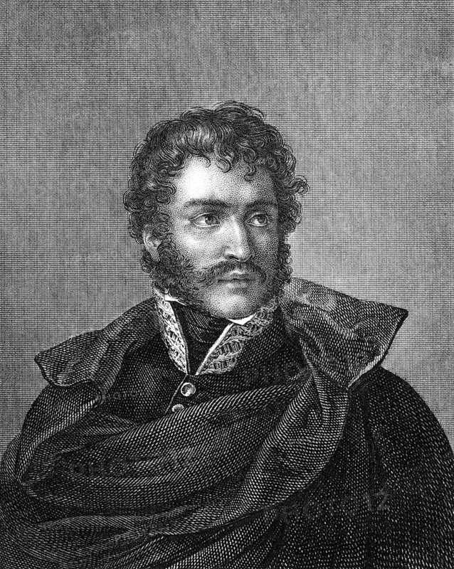 General Martín Francisco Javier Mina y Larrea, 1789-1817, nicknamed El Mozo, a Spanish lawyer and army officer, a Mexican revolutionary figure, Francisco Javier Mina Larrea, 1789-1817, ein spanischer Guerilla-Führer