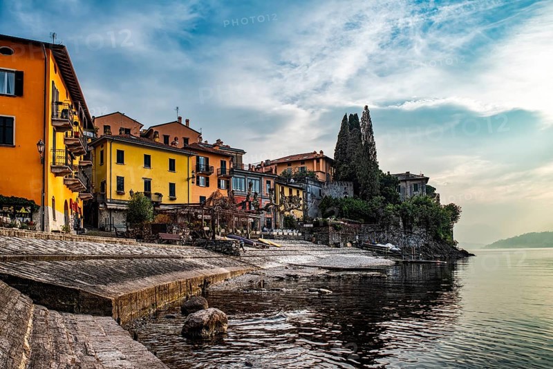 Lakeside of Varenna at sunset
