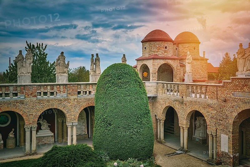 Fragment of the Castle in Szekesfehervar, Hungary Szekesfehervar, Hungary, Europe