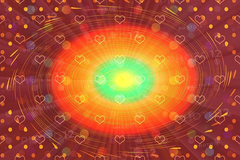 Valentine's Day template with heartsfor banners, inviations, advertisements, cards