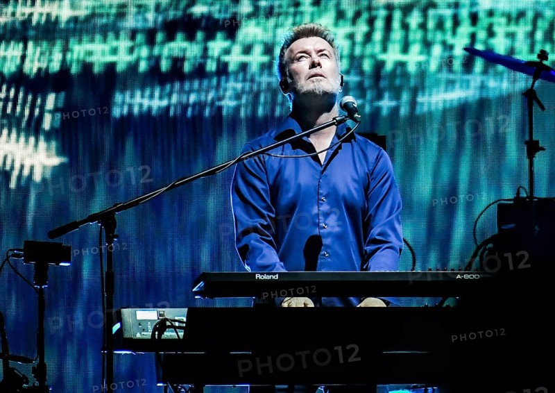 The Norwegian band a-ha with Magne Furuholmen performs at the Mercedes Benz Arena