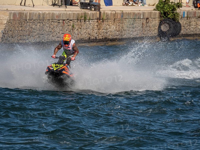 Olbia, Italy - September 16 - 20192 Aquabike world Championship gran prix of Italy