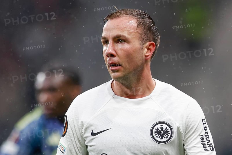 Football, Europa League, Round of 16 second leg, 2024/2025, Eintracht Frankfurt vs. Ajax Amsterdam, 13/03/2025, Frankfurt Stadion, Frankfurt, Germany, Mario GÖTZE (Eintracht Frankfurt, 27), Europe