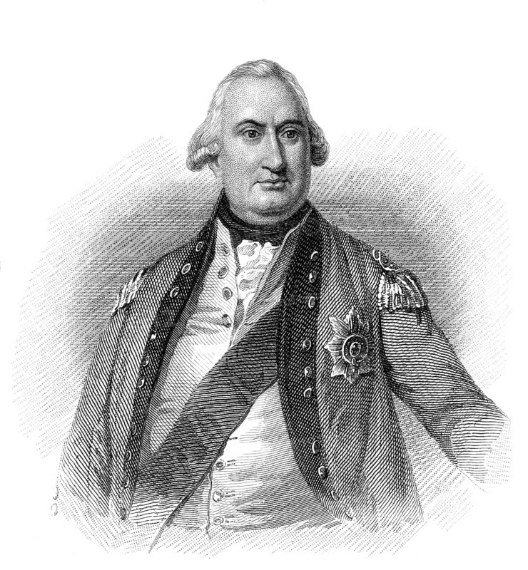 Charles Cornwallis, 1. Marquess Cornwallis, Ritter des Hosenbandordens, 1738-1805, britischer General im Amerikanischen Revolutionskrieg
