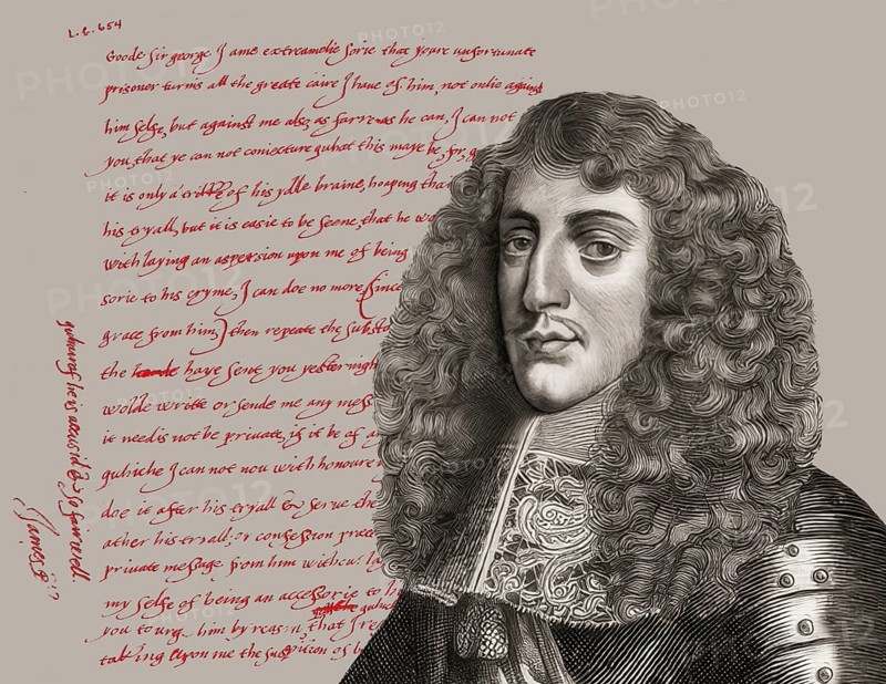 James VI and I, James Charles Stuart, 1566 – 1625, King of England, Scotland and Ireland, handwritten letter, digitally edited