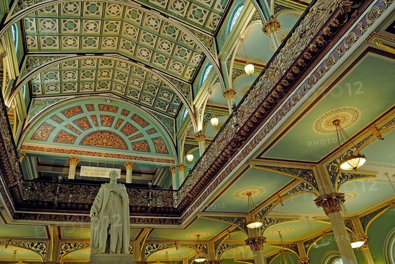 Statue of Prince Albert in Bhau Daji Lad Museum, Byculla, Bombay, Mumbai, Maharashtra, India, Asia