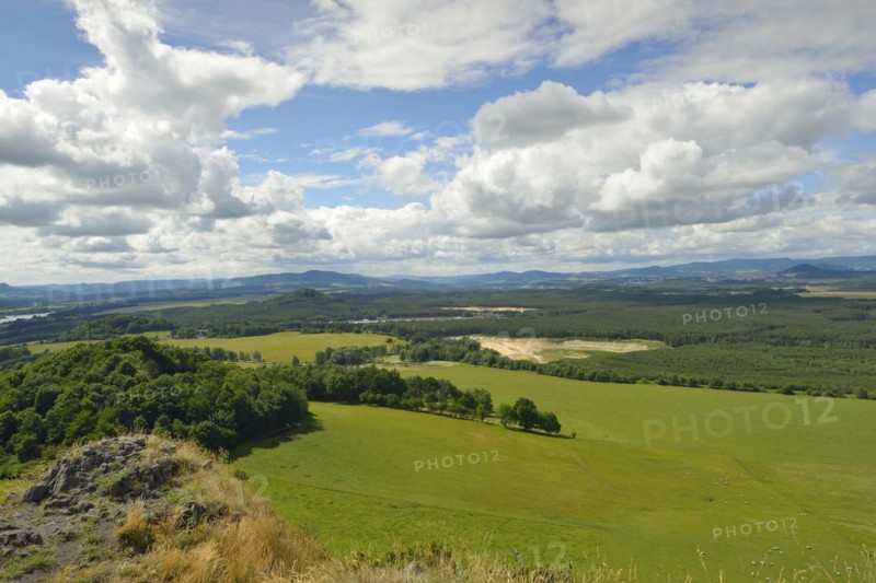 View from Lysá skála in the Czech Republic