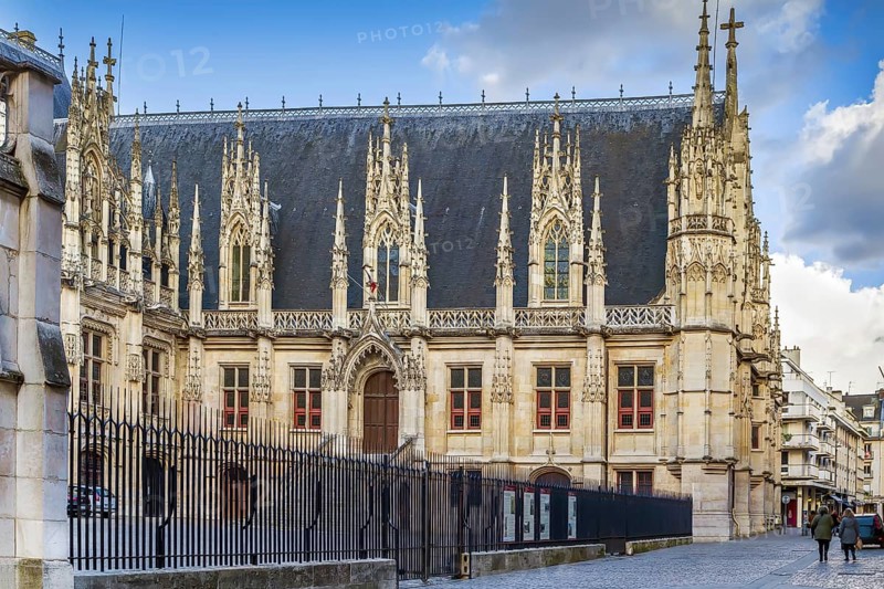 Rouen Palace of Justice, is one of the most beautiful Gothic palaces of France, dates from the beginning of the XVI century