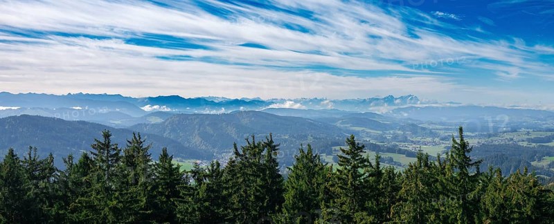 Alpine view from the Allgäu