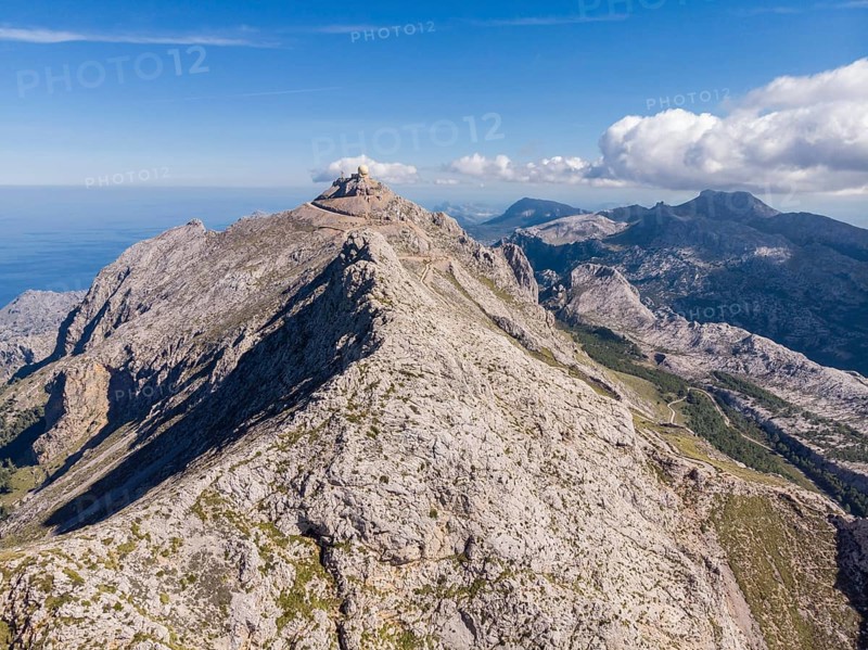 Penyal de Migdia-Puig Major, Majorca, Balearic Islands, Spain, Europe